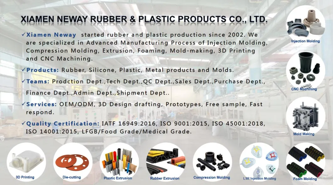 OEM/ODM OEM Custom Nitrile Solid Rubber Seal EPDM Extrusion Silicone Profile