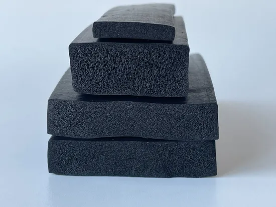 EPDM Foam Sponge Rubber Sealing Strip Extrusion Profile for Machinery